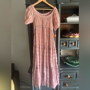 Downeast Blush Maxi Dress